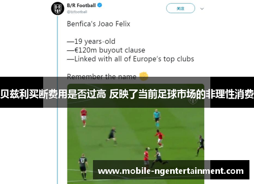 贝兹利买断费用是否过高 反映了当前足球市场的非理性消费